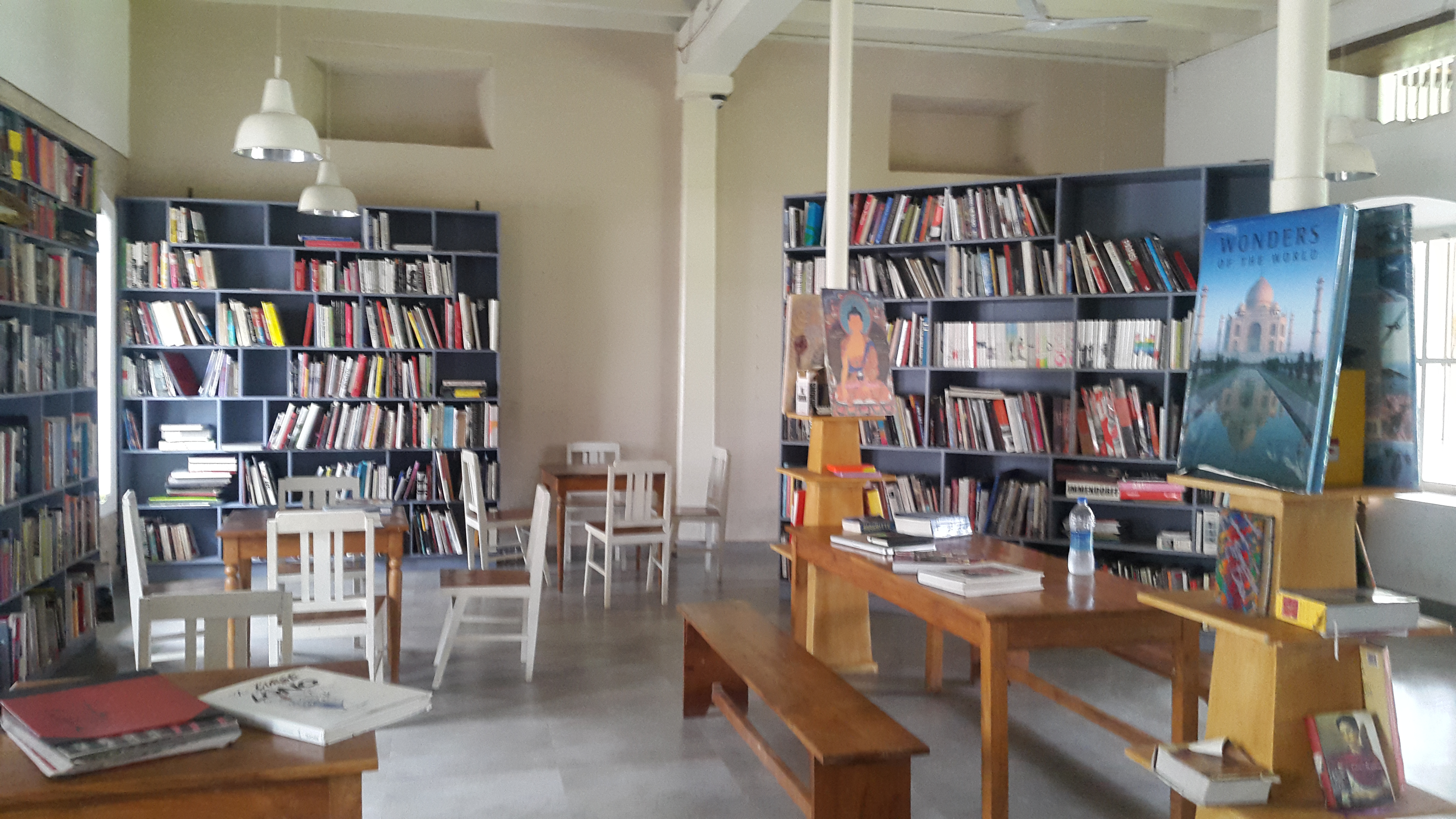 The reading room at Pepper House